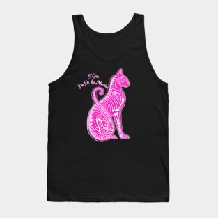 El Gato Day of The Dead Tank Top